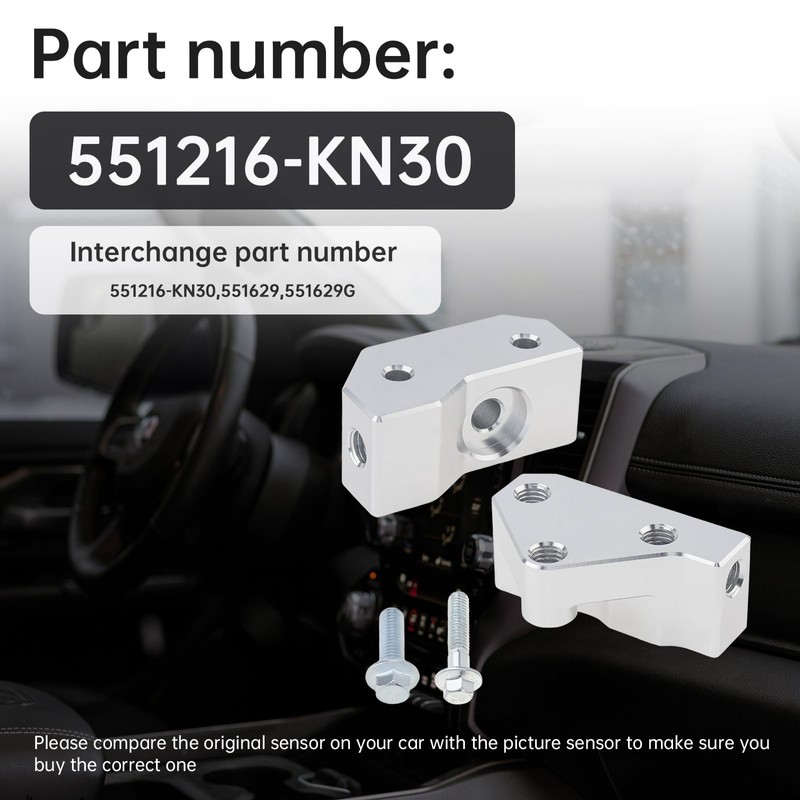 ePathChina 551216-KN30 Knock Sensor and Hardnesses Relocation Bracket Kit, Compatible