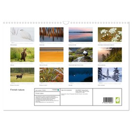 Finnish nature (Wall Calendar 2025 DIN A3 Landscape), CALVENDO 12 Month Wall Calendar