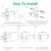 GL.iNet WiFi Router Holder Wall Mount with Screws, Compatible with