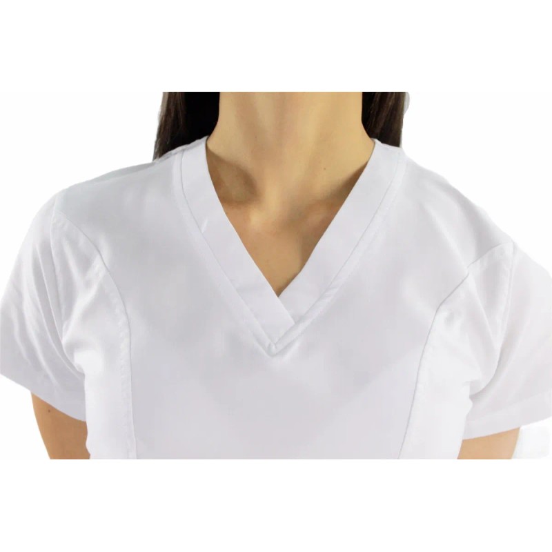 Uniforme Clínico De Enfermería Stretch De Alforzas