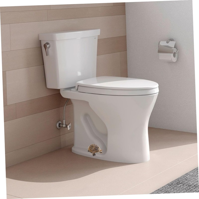 DOITOOL Ceramic Toilet Bolt Cap Covers Adorable Push-On Bathroom Decorations