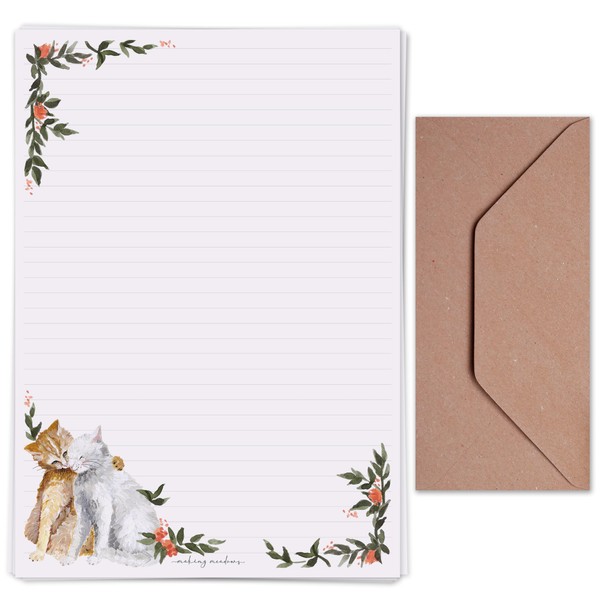 Making Meadows A4 Lined Letter Writing Paper Set (20 Sheets