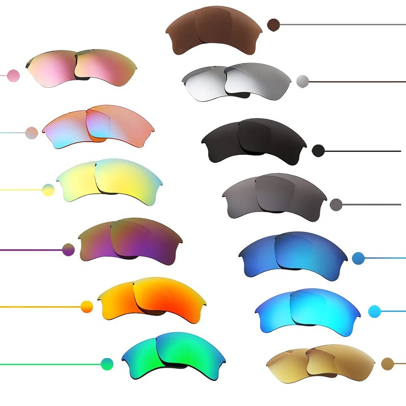 Anti-Peel Oakley Flak Jacket XLJ Replacement Lens Polarized Flak Jacket