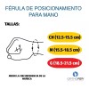 Tynor Ferula De Posicionamiento De Mano Talla Grande-derecha