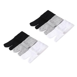 SHERCHPRY 6 Pares Calcetines Tabi Calcetín De Piso De Calcetines De Zapatillas Ortopédicas Calcetín Caliente Medias De Zapatillas De Calcetines De Moda Algodón