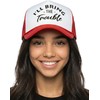 Funky Junque - Gorro de camionero de espuma con cierre