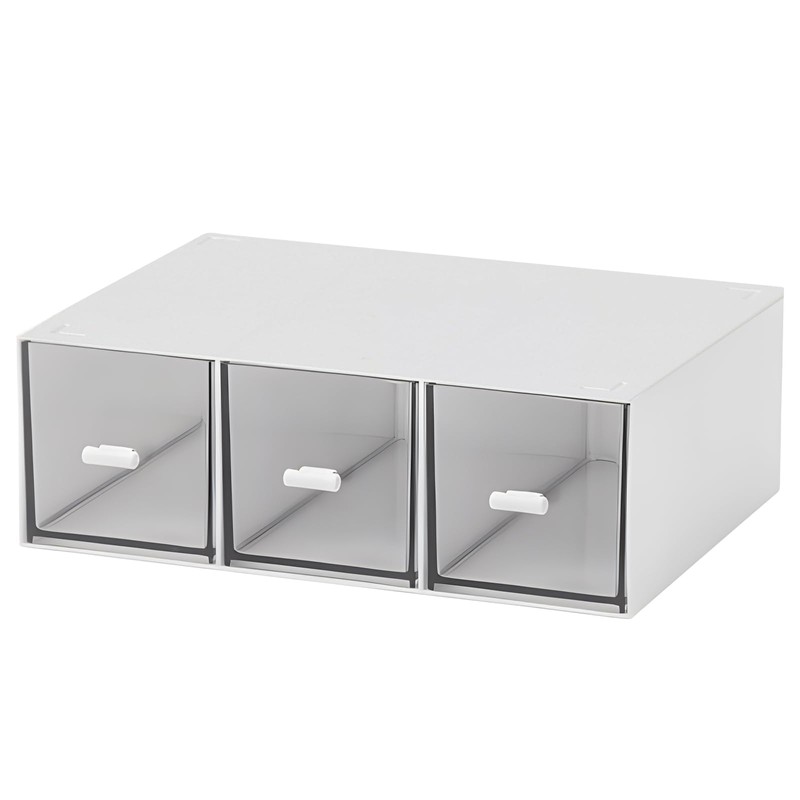 KiKiHong Kitchen Organiser with 3 Drawers, Tea Drawer Box, Tea