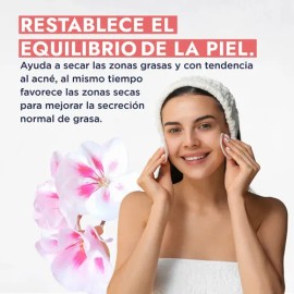 Hidrolato de Geranio 1L Hebbe Cosmetics Tónico Facial para Piel Grasa y Sensible