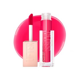 Maybelline Lifter Gloss extended Brillo Labial de Larga Duración con Ácido Hialurónico, Labios Voluminosos e Hidratados hasta por 4 H, Aplicador XL,  