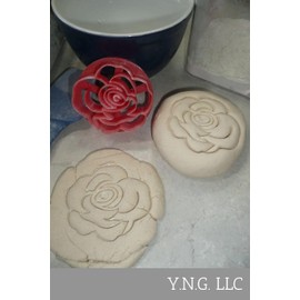 ROSE FLOWER DESIGN PATTERN CONCHA CUTTER MEXICAN SWEET BREAD STAMP MADE IN USA PR4518