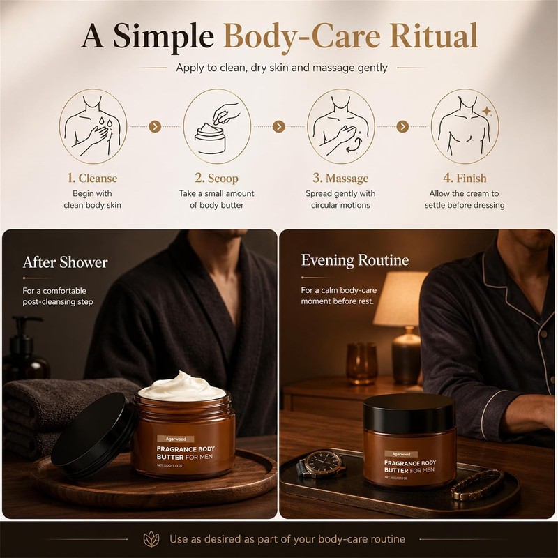 Pheromone Body Butter for Men, Hand & Body Lotion for