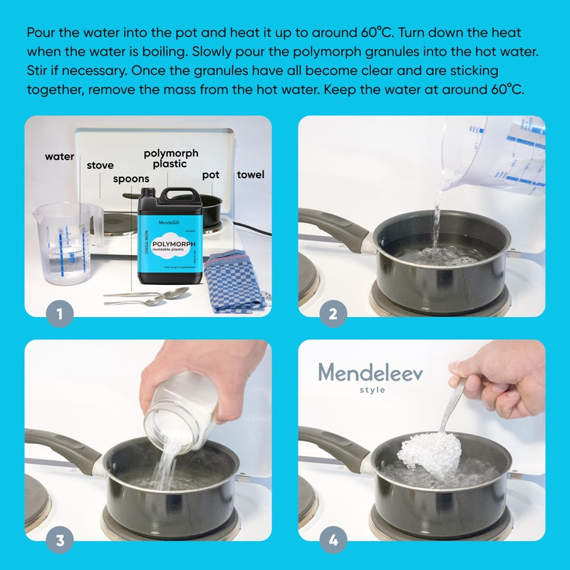 1.75 Kg Polymorph Moldable Plastic Beads Melting Pellets (3.85 LBS)