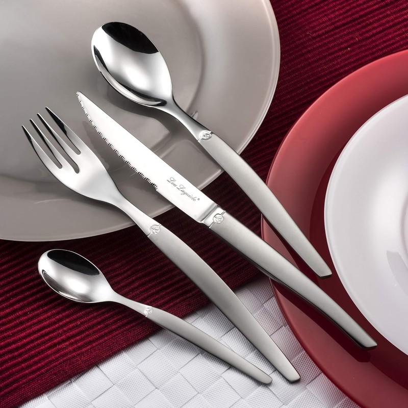 LOU LAGUIOLE - JET Cutlery Set for 4 People, 16