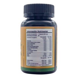 Cafeina Te Verde Taurina De 60 Cápsulas 500 Mg A4h