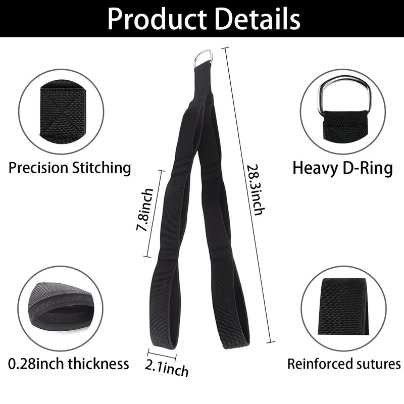 Tricep Rope, tricep Pull Down Attachment with Carry Bag, tricep