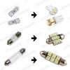Dome, Map Reading, Courtesy Door Step Light Premium Xenon White