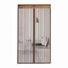 Art Door Stripe Pattern Magnetic Screen Door (90x210cm) Brown