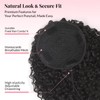 AliLeader Curly Ponytail Extension 10 Inch Drawstring Ponytail for Women