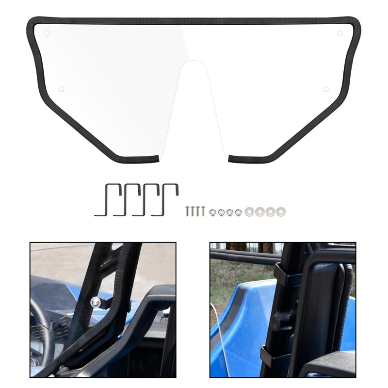 SAUTVS Rear Windshield for Polaris Slingshot S R SL SLR