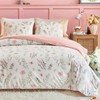 Joyreap Twin Comforter Set for Girls, 3pcs Fluffly Velvet Flannel