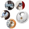 STARVAST 3 Pack Discus Padlock 70mm Stainless Steel Round Padlocks