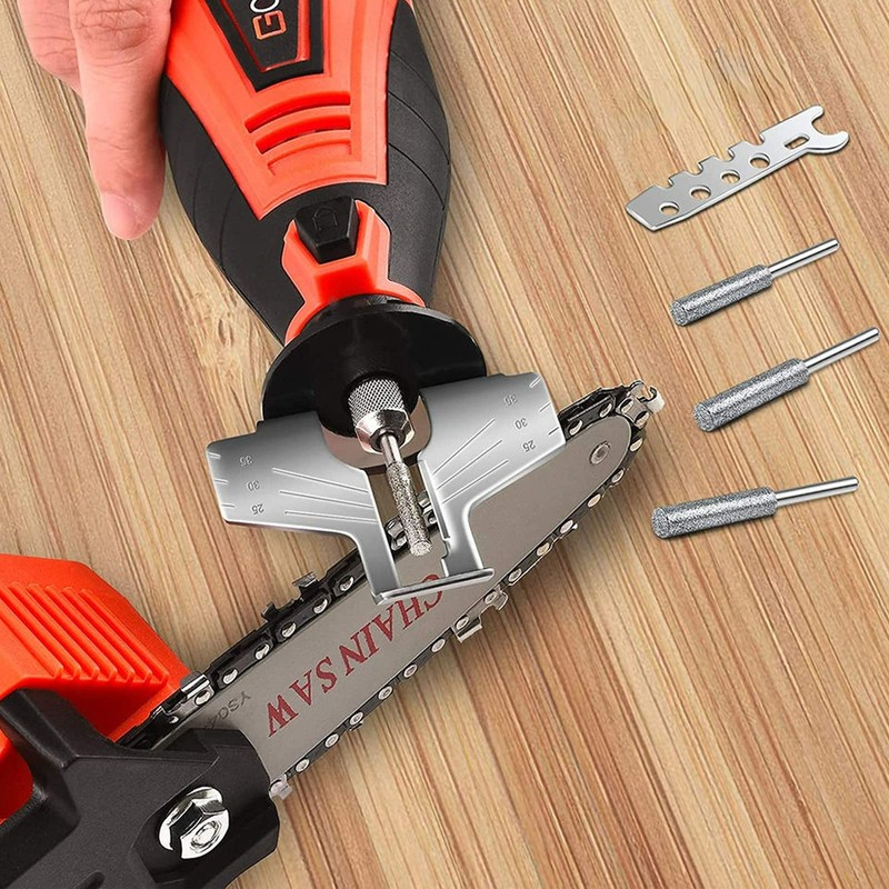 Yuentoen Pack of 20 Chainsaw Sharpening Attachment, Chainsaw Sharpener with