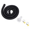 Bilge Pump Installation Kit Black 1‑1/8in Leak Proof Easy Installation