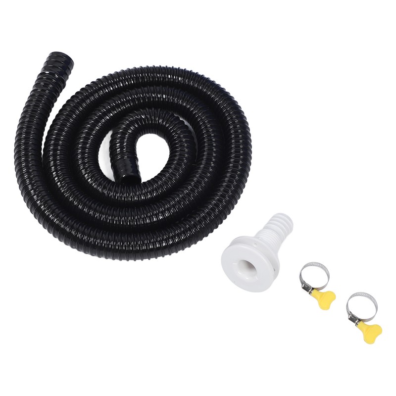 Bilge Pump Installation Kit Black 1‑1/8in Leak Proof Easy Installation