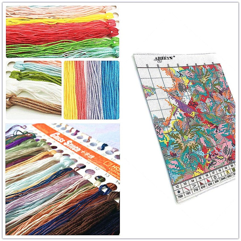 Abillyn Elephant Pattern Embroidery Cross Stitch Kit Starter Kit (Baby