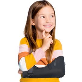 DouHeal Kids Arm Sling, Multiple Fixed Design, Fashion Medical Arm Support, Comfort, Right & Left Child Arm Slings for Shoulder, Elbow, Wrist Injury, Adjustable for Girl & Boy