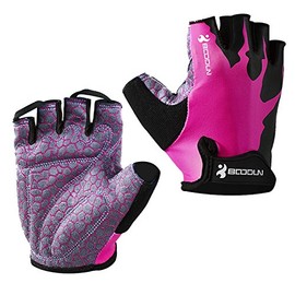 Eroilor Cycling Short Gloves Half Finger Bike MTB Gloves Summer Cycling Gloves for Women / Men - Pink - M