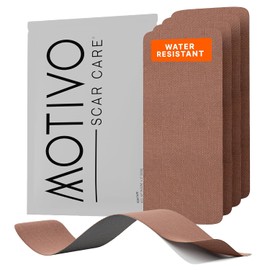 Motivo Cinta Cicatriz - 6.5X2” I 4 Tiras | Cinta Cicatriz Resistente Al Agua Y Al Sudor, Sin Látex, Sticks Por 3-5 Días | Cinta Cicatriz Para Cicatrices Quirúrgicas, Seccion