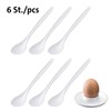 Westmark Egg Spoons, ABS White, 14.3 x 2.7 x 0.6