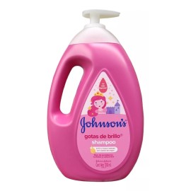 Johnson's Baby Shampoo Para Niñas Gotas De Brillo 1lt Libre De Parabenos
