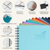 BEZEND Calendar 2026 Book Calendar A5 Ring Binder 1 Week