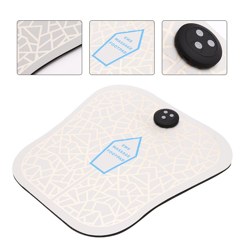 Adjustable EMS Foot Massage Pad Muscle Stimulator Cushion Massager
