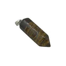 Natural Yellow Tiger Eye Gemstone Single Terminated Point Pendant