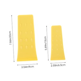 ORFOFE Plastic Tree Felling Wedges 4pcs Set for Logging and Wood Cutting 6 8 Sizes Durable Plastic Wedges for Secure Tree Cutting