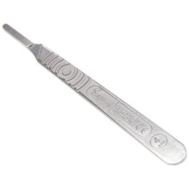 Modelcraft PKN9220#4 Scalpel Handle & 5#26 Blades - Silver (6-Piece)