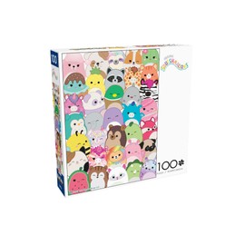 Buffalo Games Buffalo Games - Squishmallow - Squishmallows - Buddies - 100 Piece Jigsaw Puzzle for Families -Challenging Puzzle Perfect for Game Nights - Finished Size is 15.00 x 11.00