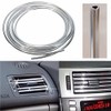Alamor Silver Car Interior Decor Door Vent Chrome Moulding Trim