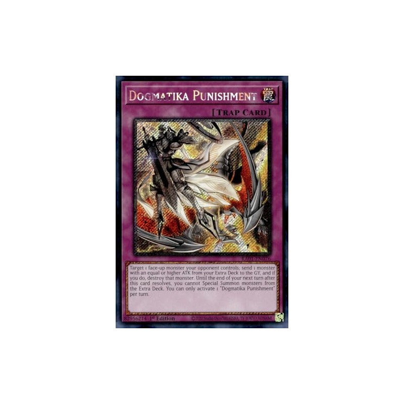Dogmatika Punishment (Platinum Secret Rare) - RA01-EN076 - Platinum Secret