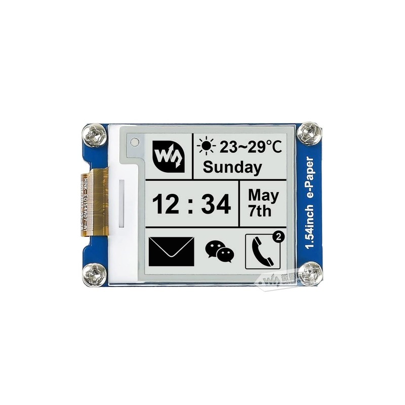 1.54" SPI Electronic Paper Module E-ink Eink Display Starter Kit