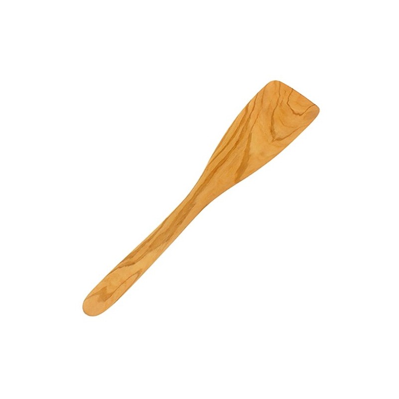 Eddington 50005 Italian Olive Wood Spatula, Handcrafted in Europe, 12-Inches,Brown