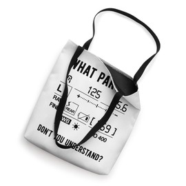Funny Photographer Camera Setup Lens Photography Photo Gift Tote Bag