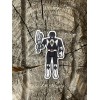 BlueLeeder Black Power Ranger Action Sticker