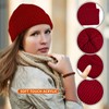 SATINIOR 4 Pieces Trawler Beanie Watch Hat Roll up Edge