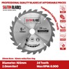 Saxton TCT Circular Wood Saw Blade 165mm x 20mm (16mm