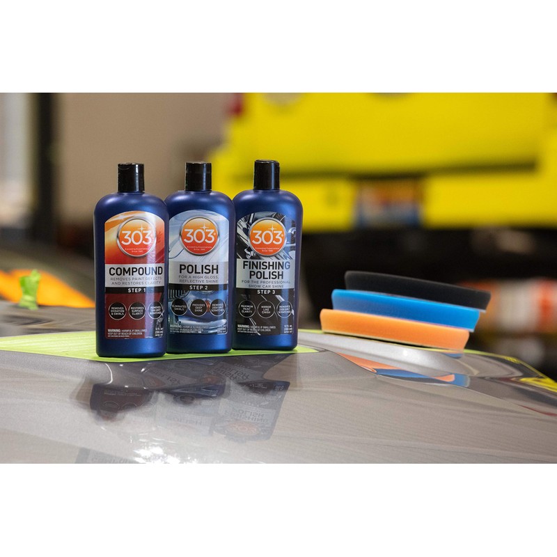 303 Polish - for High Gloss, Reflective Shine - Eliminates
