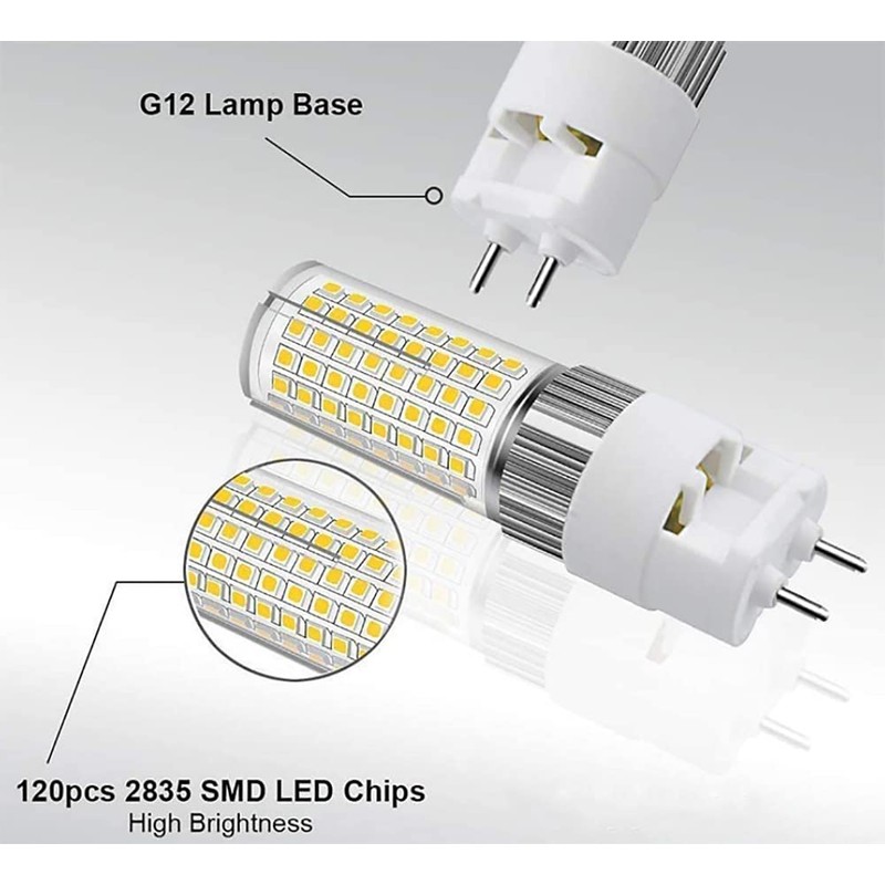 BesYouSel G12 LED Light Bulb 16W Base Corn Light 100-277V